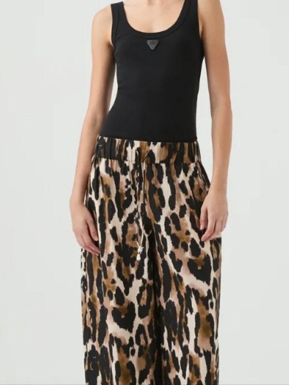AJE STUDIO Airlie Animal Print Pants